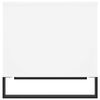 vidaXL Salongbord hvit 60x44,5x45 cm konstruert tre