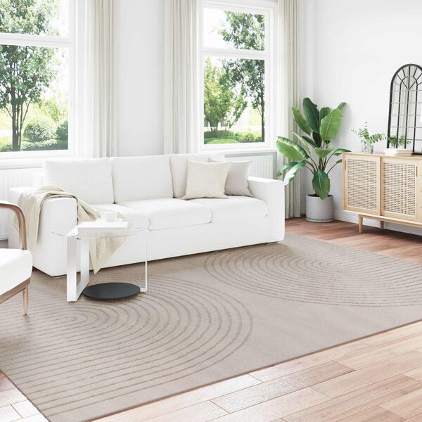 vidaXL Omr&aring;detepper Rektangul&aelig;r HUARTE Beige 340 x 240 cm Polyester