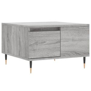 vidaXL Salongbord gr&aring; sonoma 55x55x36,5 cm konstruert tre
