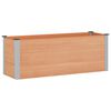 vidaXL H&oslash;ybed Brun 150 x 50 x 54 cm WPC og Aluminium