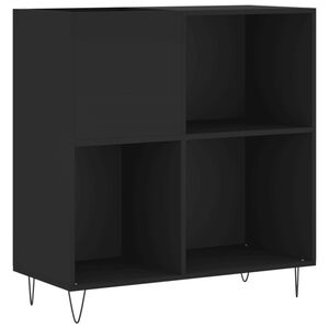 vidaXL Hifi-benk svart 84,5x38x89 cm konstruert tre