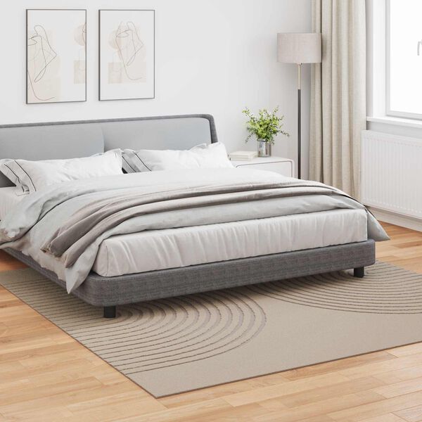 vidaXL Omr&aring;detepper Torget HUARTE Beige 240 x 240 cm Polyester