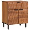 vidaXL Nattbordskap Brun 50 x 33 x 60 cm Massiv mango tre