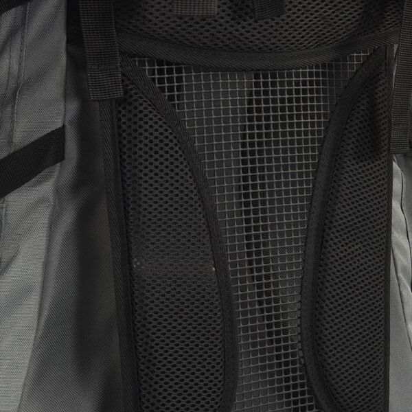 vidaXL Tursekk gr&aring; 100 L oxfordstoff