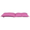 vidaXL Stolputer med lav ryggst&oslash;tte 2 stk rosa 100x50x7 cm stoff