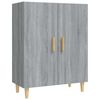 vidaXL Skjenk gr&aring; sonoma 70x34x90 cm konstruert tre