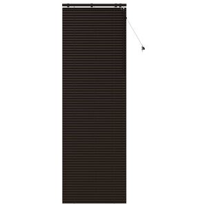 vidaXL Venetiansk persienne M&oslash;rk brun 80 x 250 cm 35 mm