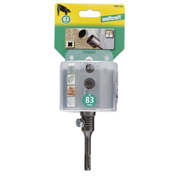 wolfcraft Hullsag med SDS-plus skaft 83 mm 5481000