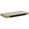 vidaXL Flytende vegghyller 4 stk eik 50x23x3,8 cm MDF