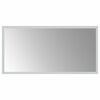 vidaXL LED Badevindu med speil Gjennomsiktig 60 x 30 cm herdet glass