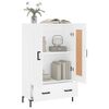vidaXL Highboard hvit 69,5x31x115 cm konstruert tre