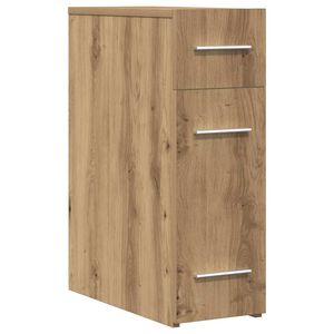vidaXL Apoteker Skap artisan eik 20 x 45,5 x 60 cm Konstruert tre