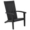 vidaXL Adirondack hagestol svart polypropylen