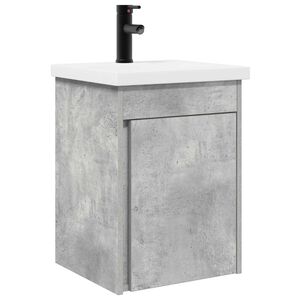 vidaXL Badev&aelig;relses enhet med kran Betonggr&aring; 42 x 40 x 74,5 cm