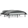 vidaXL Sengeramme i metall svart 183x213 cm