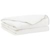 vidaXL Dyne FULDA 220 x 260 cm Sommer 100 GSM 90% Gjess Dun Hvit