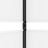 vidaXL Romdeler med 5 paneler hvit 250x220 cm stoff