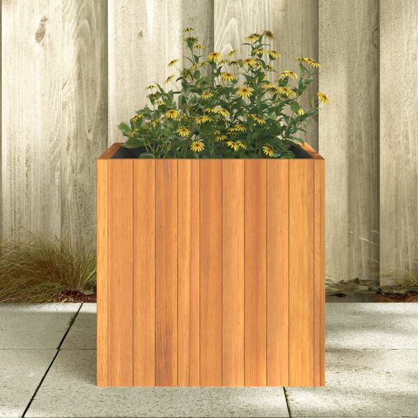 vidaXL Plantekasse 45x45x45 cm helte akasie