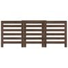 vidaXL Radiatordeksel brunt eik 205x21,5x83,5 cm konstruert tre