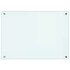 vidaXL Kj&oslash;kkenplate melkefarget 70x50 cm herdet glass