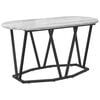 vidaXL Kaffebord Gr&aring; 80 x 40 x 40.5 cm Ingeni&oslash;rtre og metall