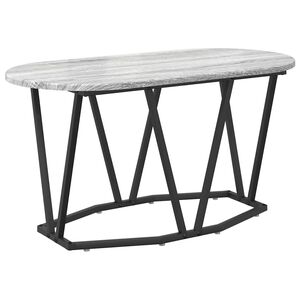 vidaXL Kaffebord Gr&aring; 80 x 40 x 40.5 cm Ingeni&oslash;rtre og metall