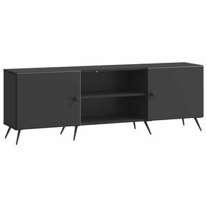 vidaXL TV-skap Svart 150 x 31 x 50 cm Konstruert tre
