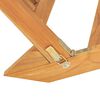 vidaXL Solseng heltre teak
