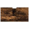 vidaXL Baderomsskap røkt eik 65x33x60 cm konstruert tre