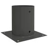 vidaXL Rund bakkenagel 12 stk. Antrasitt 18 x 18 x 15 cm Metall