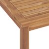 vidaXL Utendørs spisebord 120x70x77 cm heltre teak