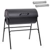 vidaXL T&oslash;nnegrill med 2 Stekerister 3 stk. 80 x 73 x 90 cm Metall
