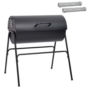 vidaXL T&oslash;nnegrill med 2 Stekerister 3 stk. 80 x 73 x 90 cm Metall