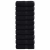 vidaXL Gjesth&aring;ndkle SOLUND 50 stk. Svart 30 x 30 cm 550 gsm