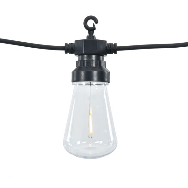 vidaXL Utendørs lysslynge 20 lyspærer oval juledekorasjon 23 m