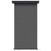 vidaXL Balkong Side Markise 170 x 250 cm 100% polyester jern st&aring;l