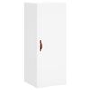 vidaXL Highboard hvit 34,5x34x180 cm konstruert tre