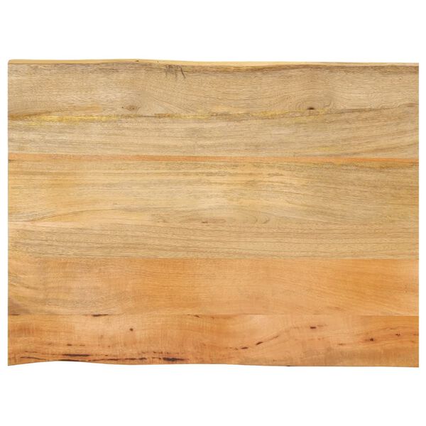 vidaXL Bordplate 70x60x2,5 cm naturlig kant heltre mango