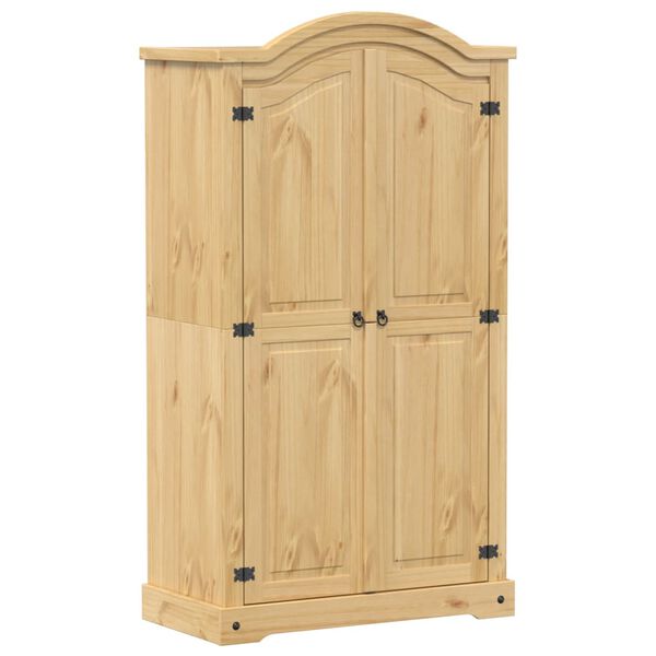 vidaXL Garderobe Corona 102x52x186 cm heltre furu