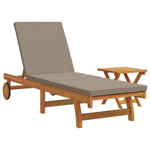 vidaXL Solstol 2 stk. Solid akasietre Brun