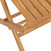 vidaXL Klappstoler 4 stk 47x47x89 cm heltre teak