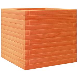 vidaXL Plantekasse voksbrun 50x50x45,5 cm heltre furu