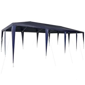 vidaXL Partytelt Bl&aring; 800 x 400 x 266 cm Polyetylen og St&aring;l