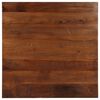 vidaXL Bordplate 90x90x2,5 cm firkantet gjenvunnet heltre