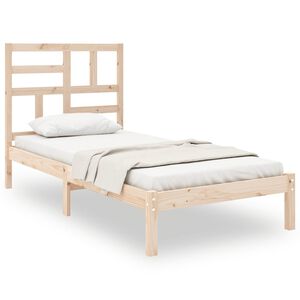 vidaXL Sengeramme heltre 75x190 cm