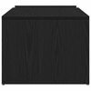 vidaXL Kaffebord Svart Eik 90 x 45 x 35 cm Konstruert tre