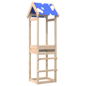 vidaXL Leket&aring;rn Brun 52,5 x 46,5 x 195 cm Massiv furu