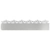 vidaXL Plenkanter 20 pcs s&oslash;lv 103 x 0,05 x 22 cm Galvanisert St&aring;l