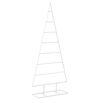 vidaXL Metall juletre KUOPIO 125 cm Pulverlakkert st&aring;l Hvit