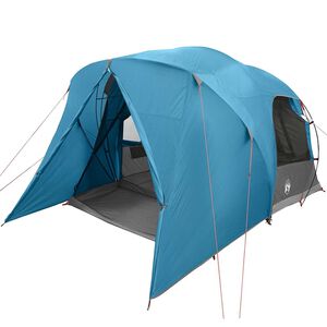 vidaXL Domenertelt for 6 personer med tak Bl&aring; 500 x 314 x 206 cm